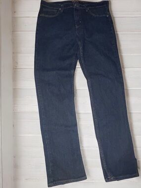 Michael Kors Grant Classic Fit Men’s Dark Blue Denim Jeans 32 x 32